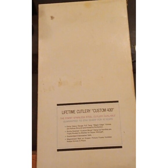 Lifetime Cutlery "Custom 400" 5 Knive Set - Picture 3 of 3